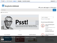 Tablet Screenshot of bibliotek.borgholm.se